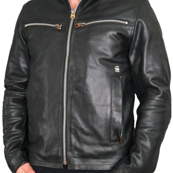 G Star road leather jacket - Picture 2 of 6